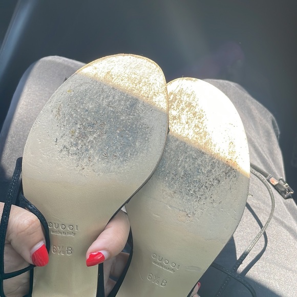 SOLD ❌Gucci Strappy Bow Sandals/Heels - Picture 13 of 13